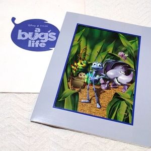 Disney Store 1998 A Bug's Life Flik and Friends Lithograph Print
